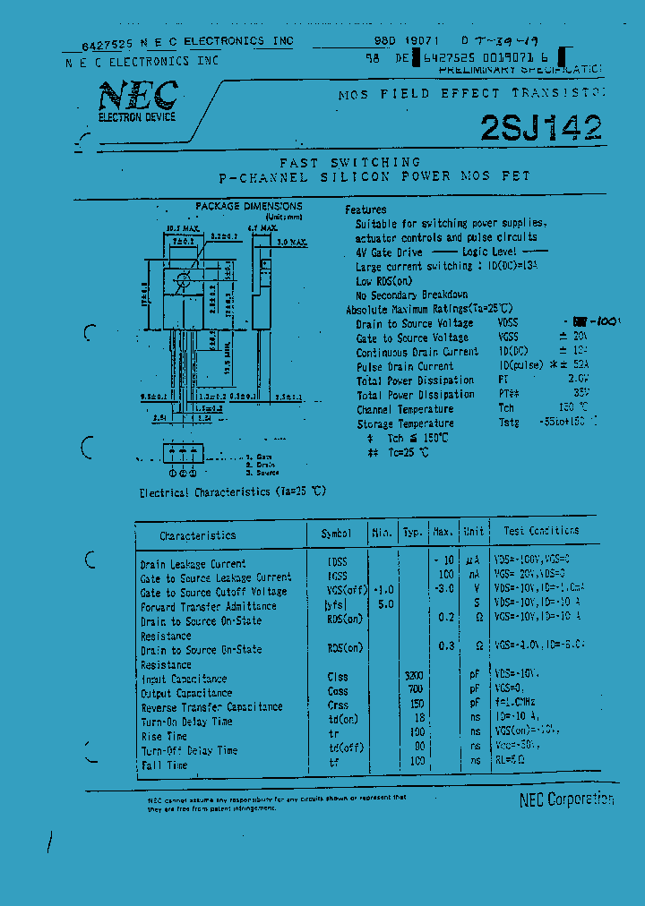 2SJ142_12681.PDF Datasheet