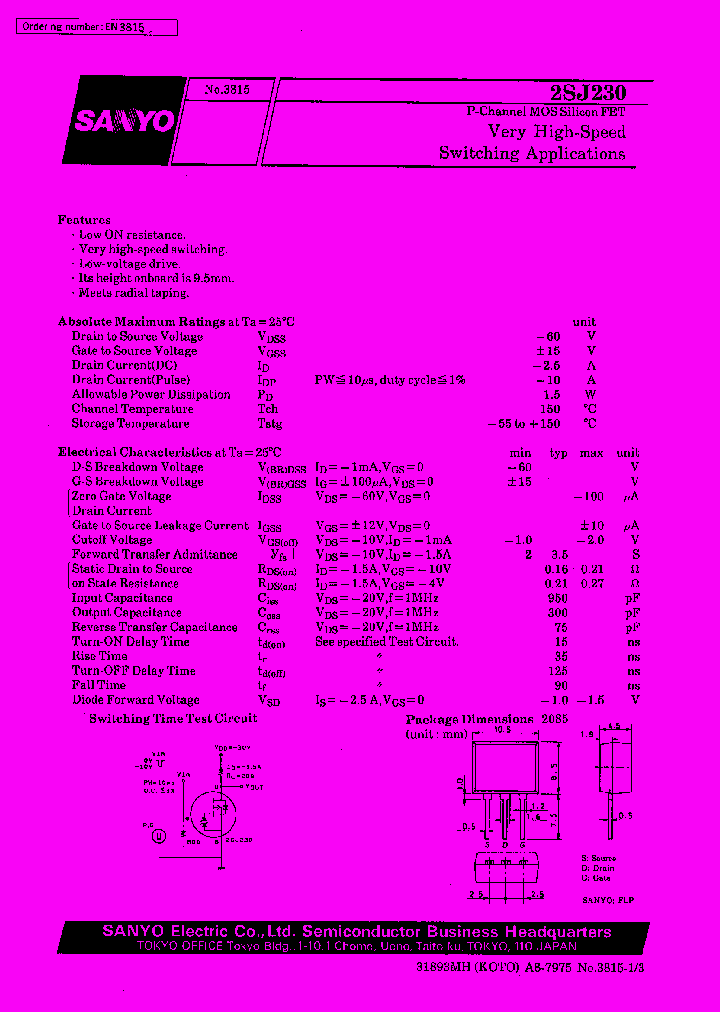 2SJ230_12738.PDF Datasheet