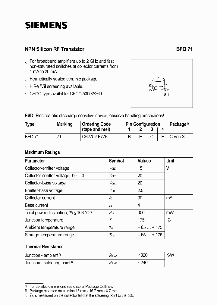 BFQ71_191366.PDF Datasheet