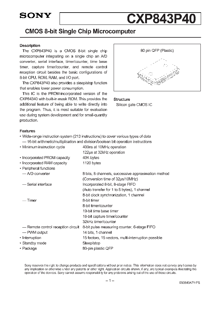 CXP843P40_172826.PDF Datasheet