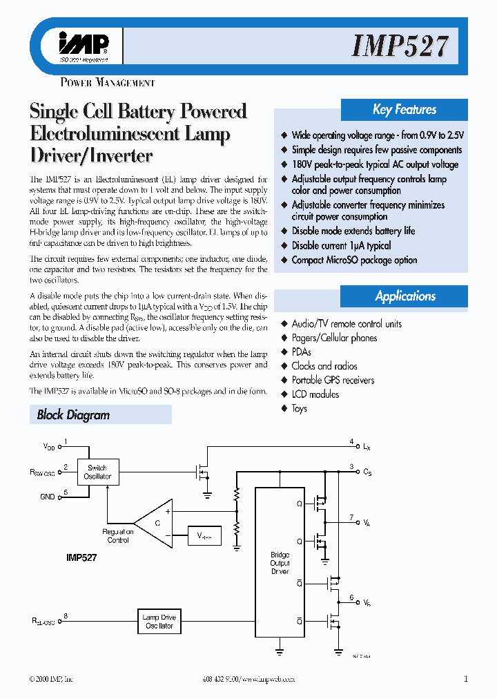 IMP527_12092.PDF Datasheet