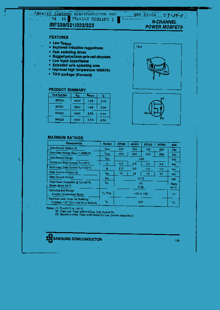 IRF320_5815.PDF Datasheet
