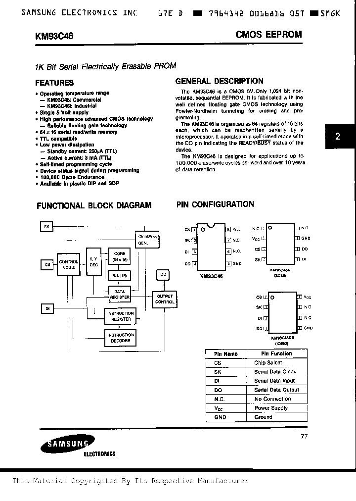 KM93C46_26294.PDF Datasheet