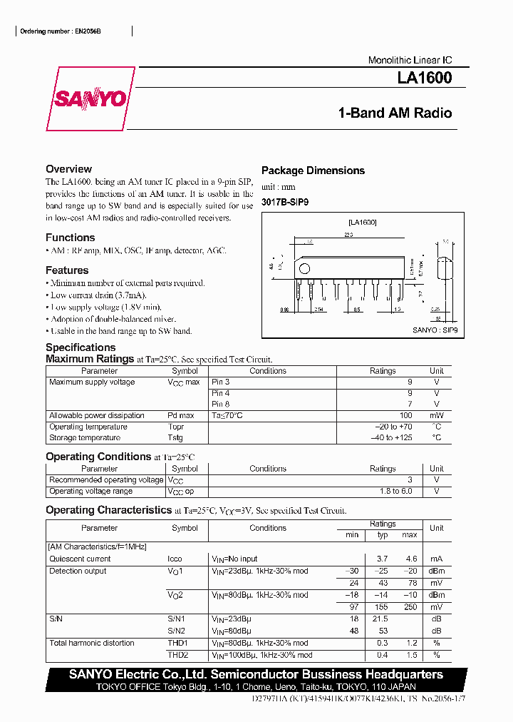 LA1600_106577.PDF Datasheet