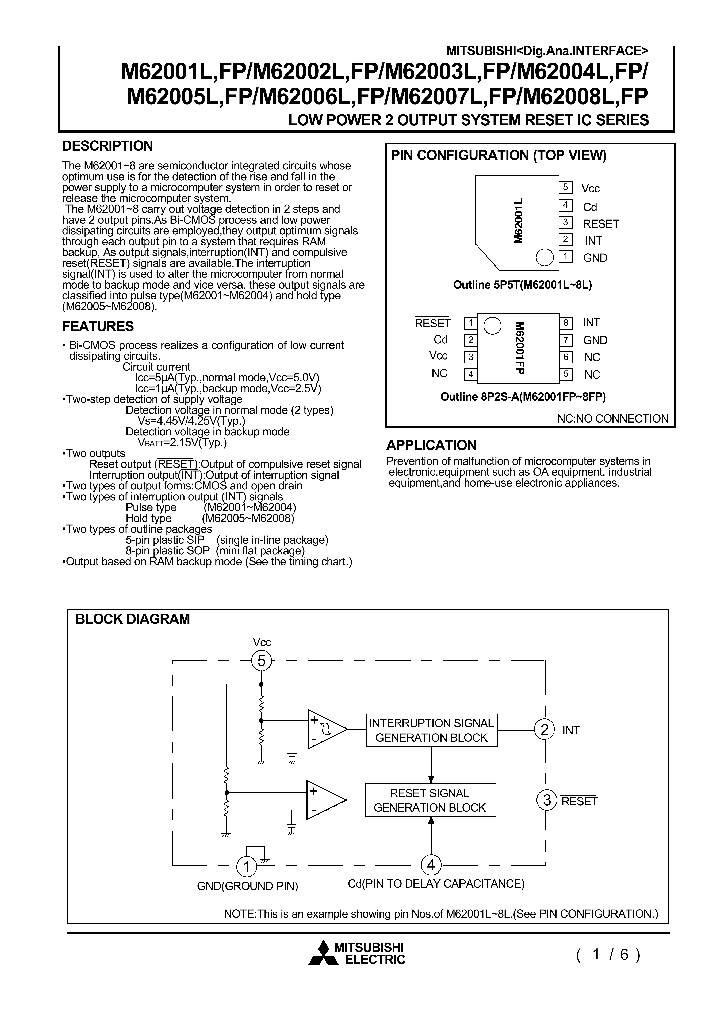 M62005FP_29340.PDF Datasheet