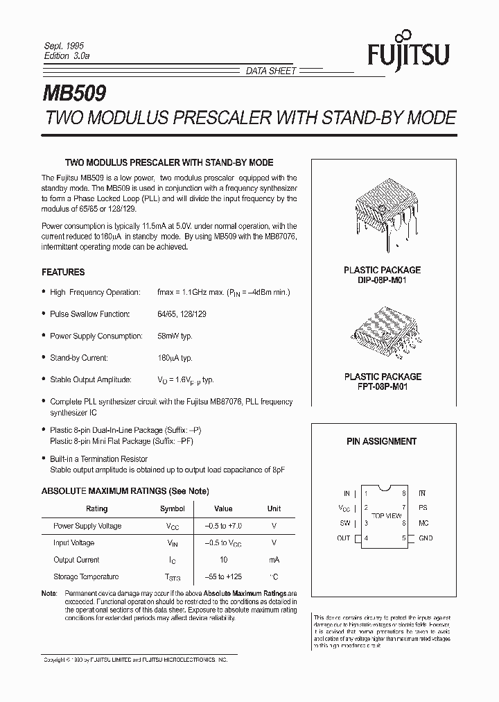 MB509_128139.PDF Datasheet