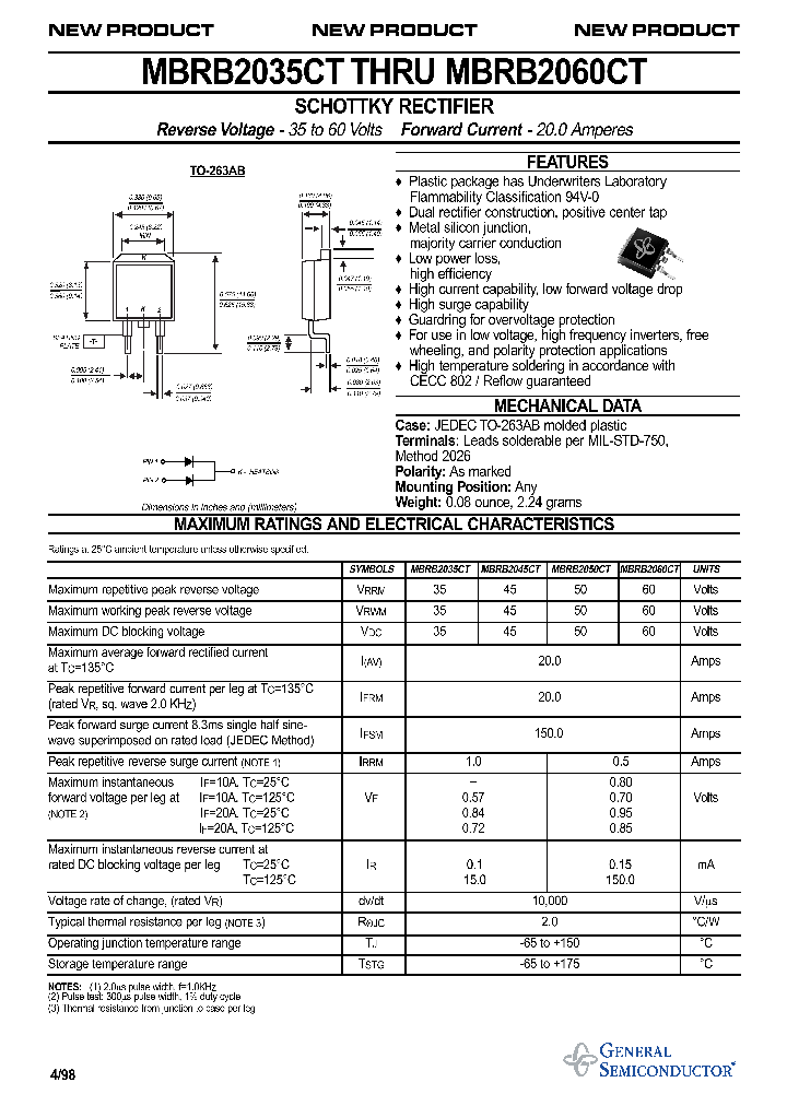 MBRB2045CT_11214.PDF Datasheet