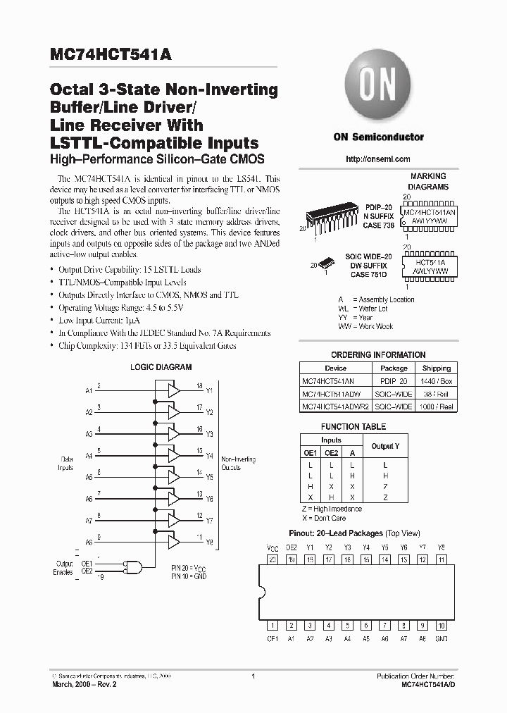 MC74HCT541ADW_179773.PDF Datasheet