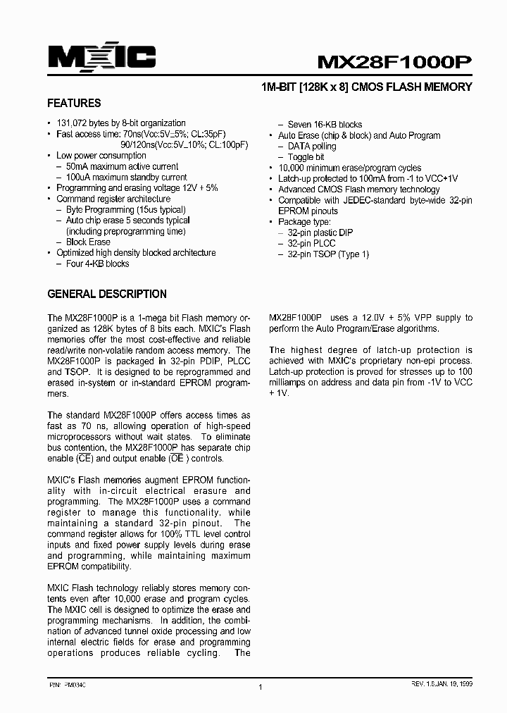 MX28F1000P_78569.PDF Datasheet