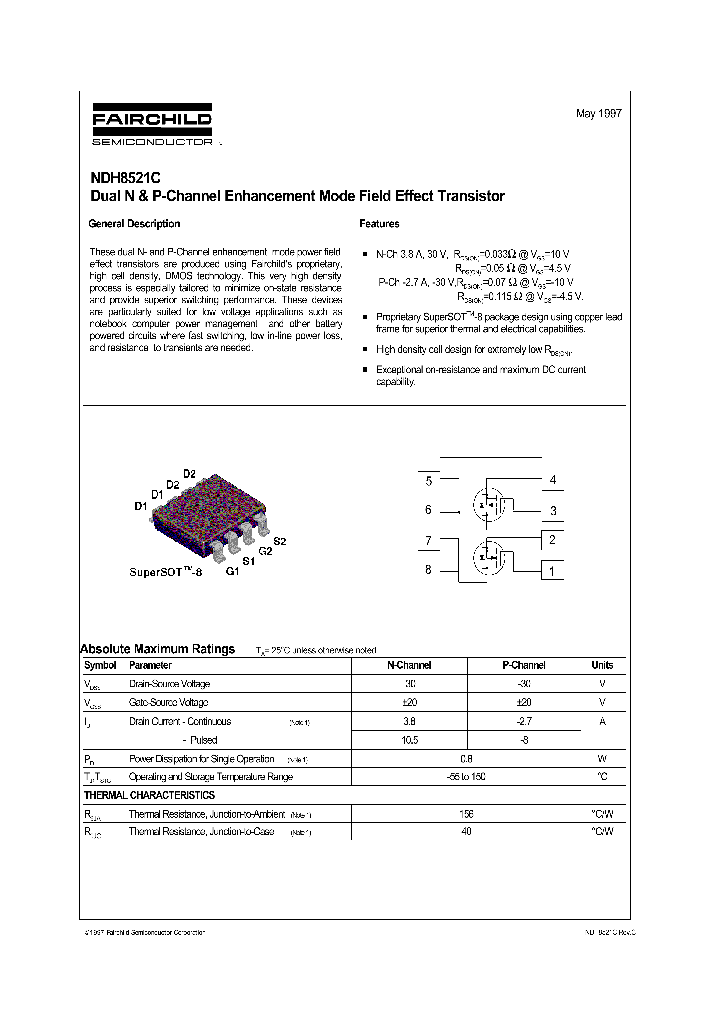 NDH8521C_147713.PDF Datasheet