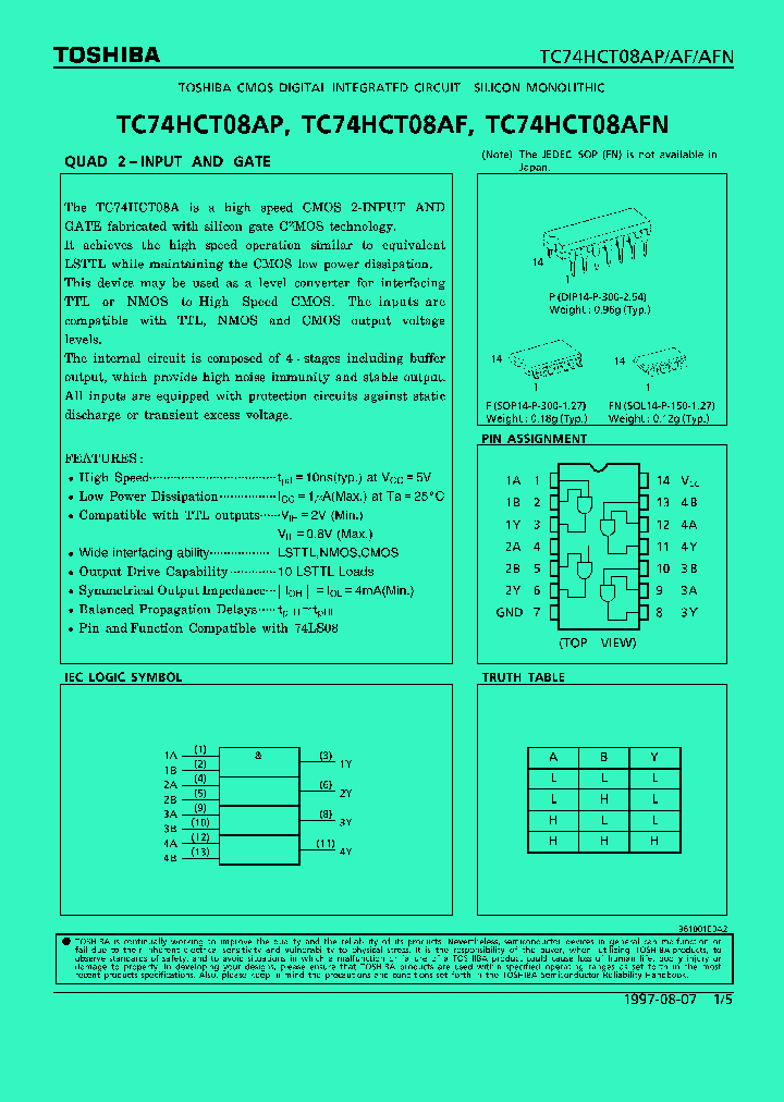 TC74HCT08_99565.PDF Datasheet