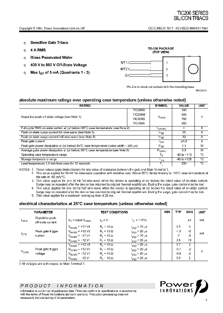 TIC206_68912.PDF Datasheet