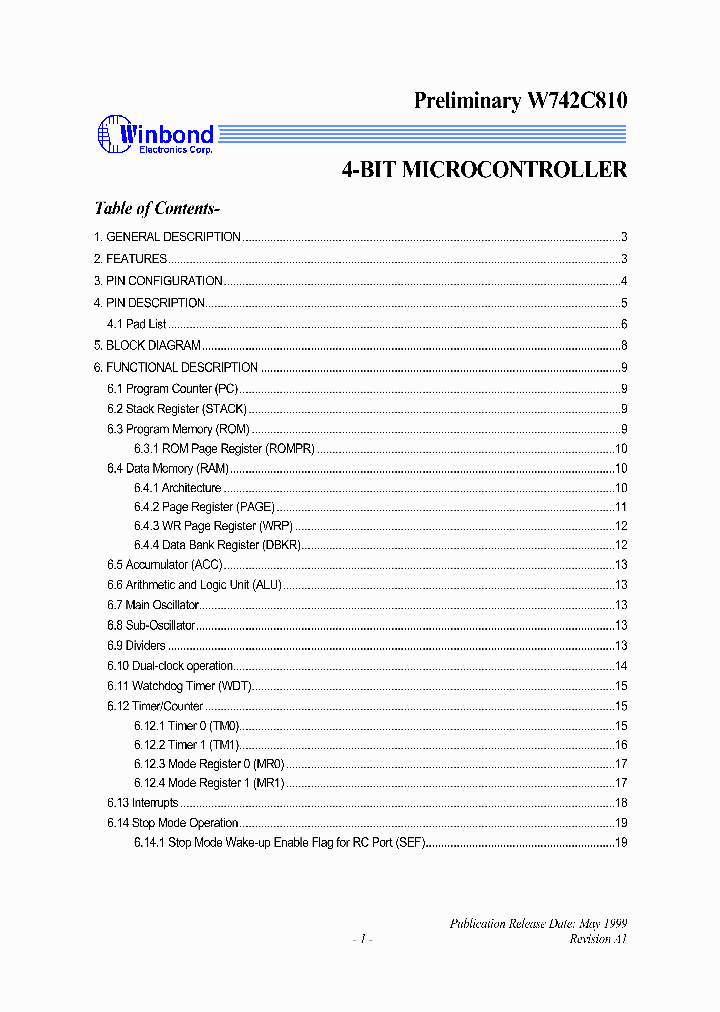 W742C810_52408.PDF Datasheet