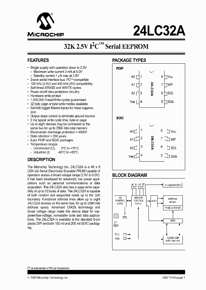 24LC32ASM_220864.PDF Datasheet