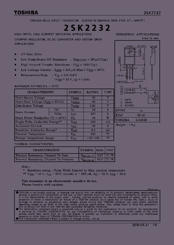 2SK2232_283107.PDF Datasheet