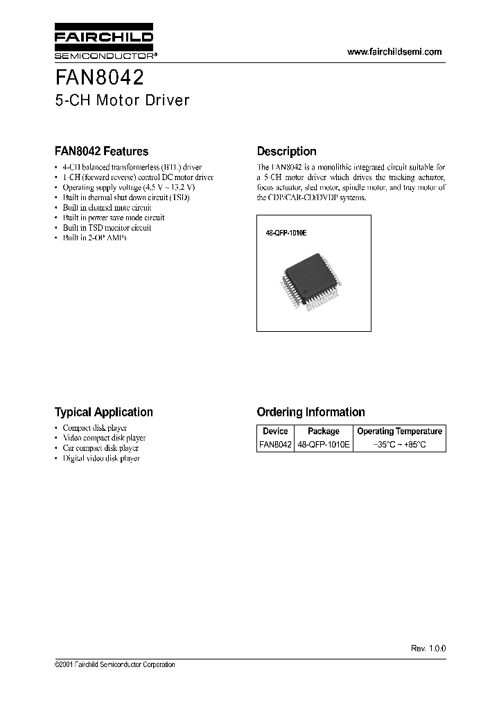 FAN8042_206953.PDF Datasheet