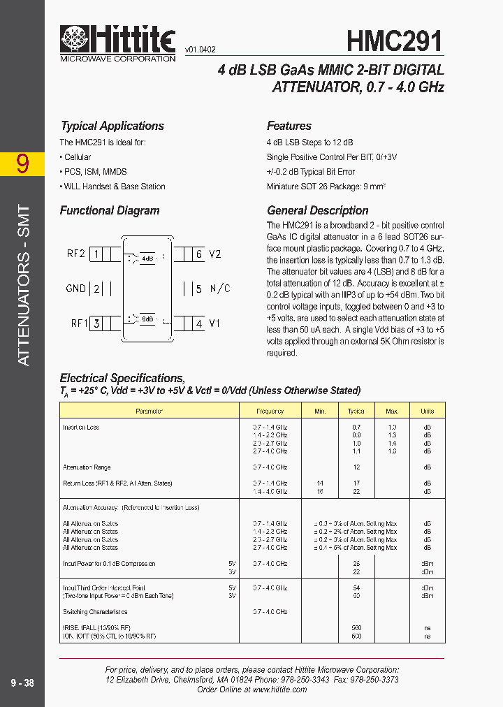 HMC291_303167.PDF Datasheet