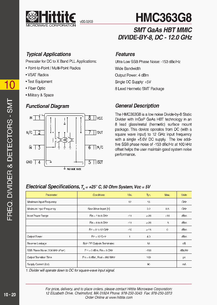 HMC363G8_294783.PDF Datasheet