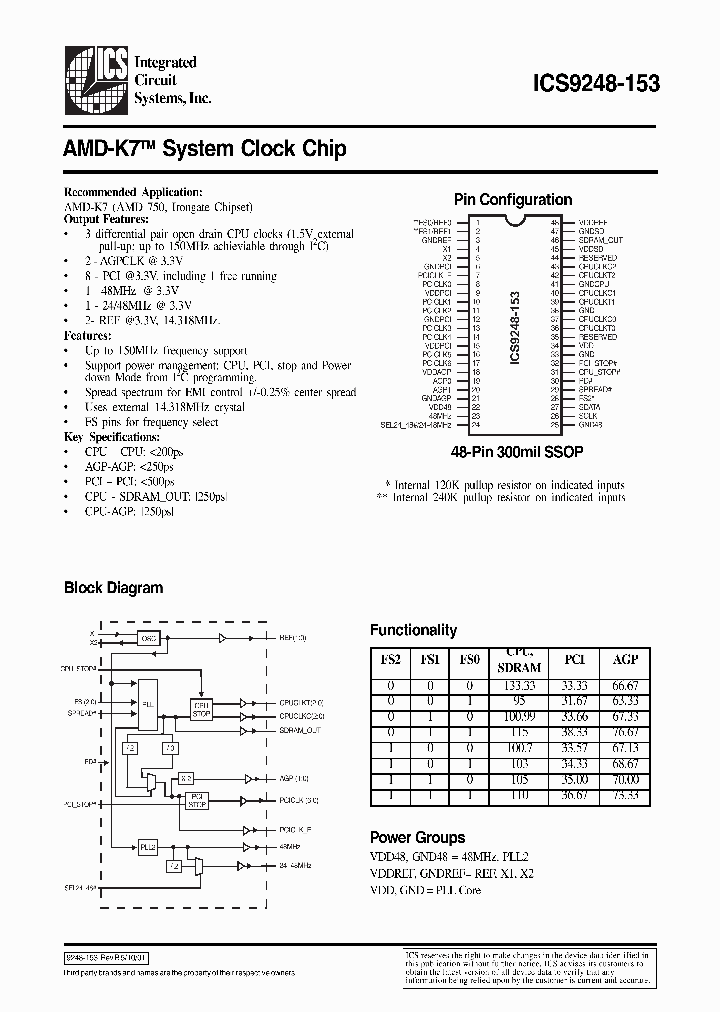 ICS9248-153_278176.PDF Datasheet