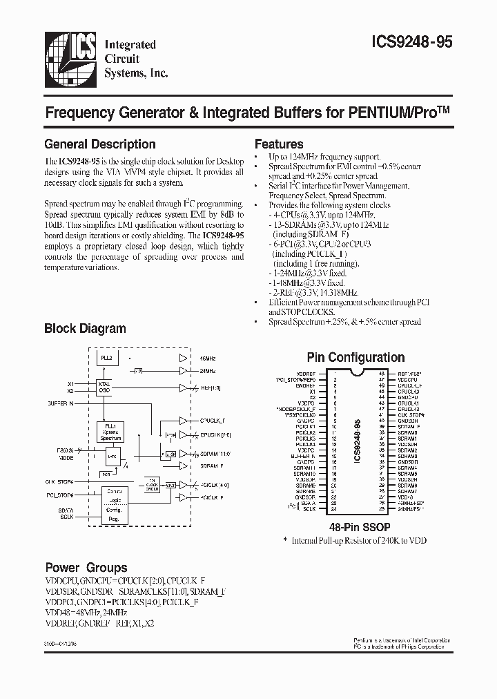 ICS9248-95_278151.PDF Datasheet