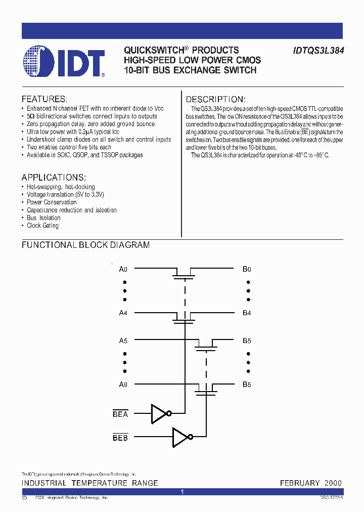 IDTQS3L384_229464.PDF Datasheet