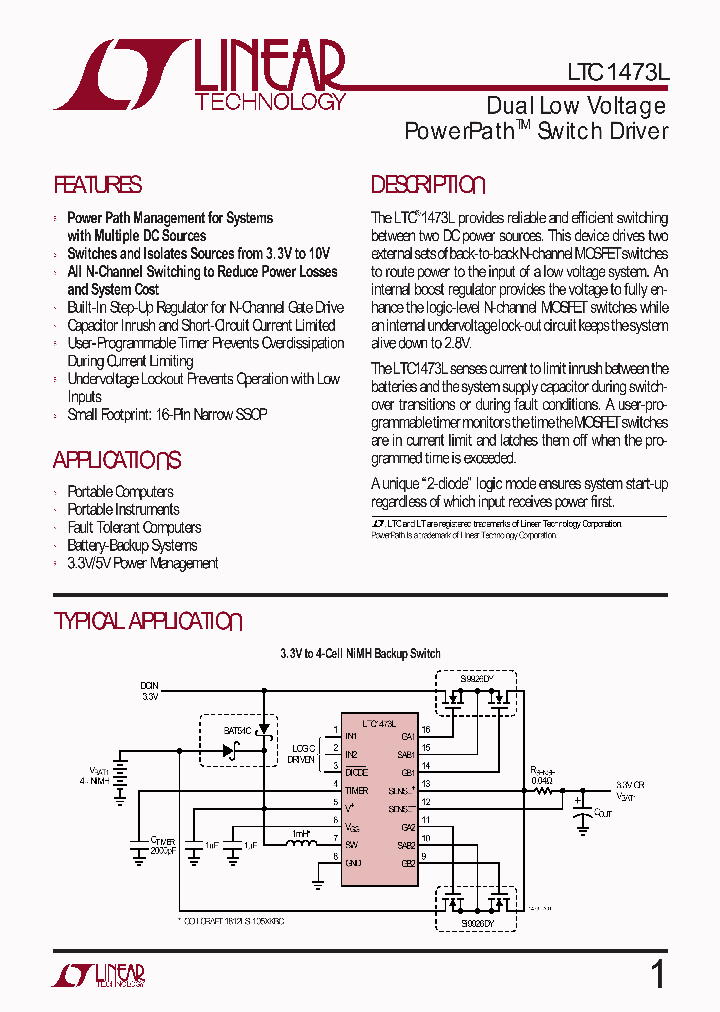 LTC1473L_261967.PDF Datasheet