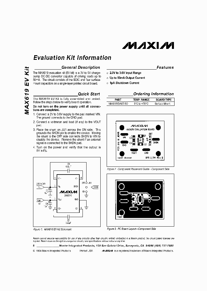 MAX619EVKIT_264579.PDF Datasheet