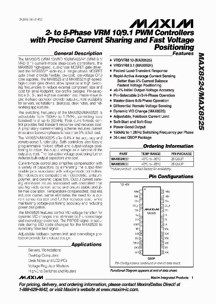 MAX8524_248923.PDF Datasheet