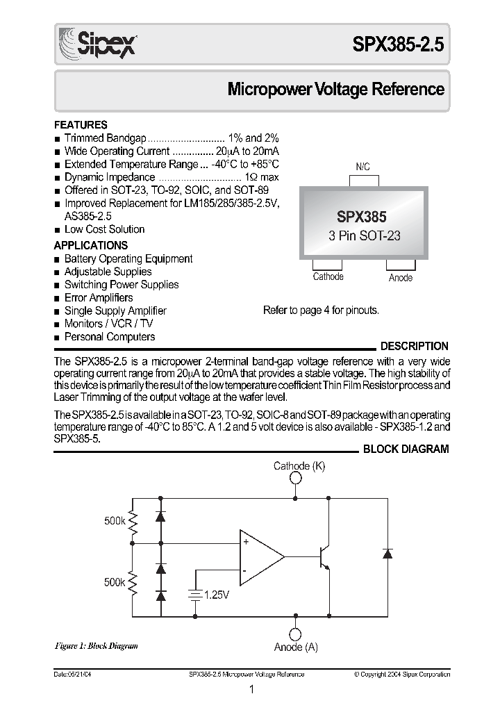 SPX385AM1-_287712.PDF Datasheet