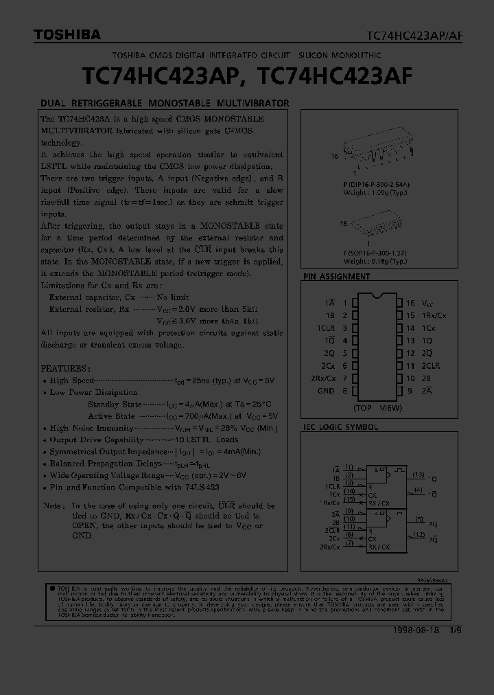 TC74HC423AF_167978.PDF Datasheet