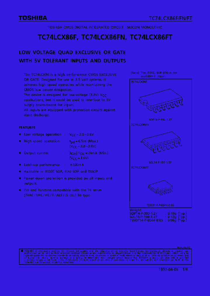 TC74LCX86FT_283630.PDF Datasheet