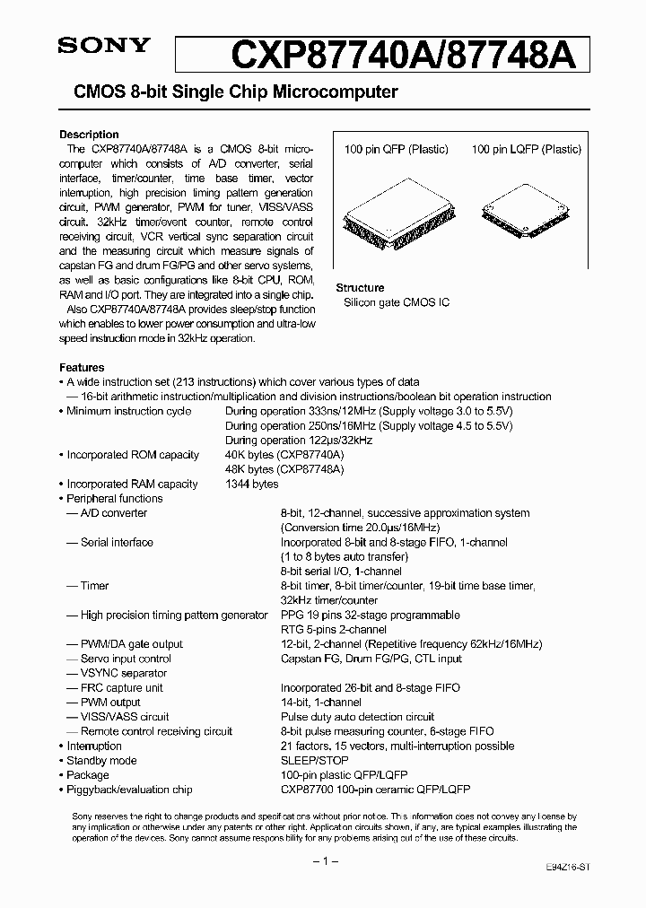 CXP87740A_243194.PDF Datasheet