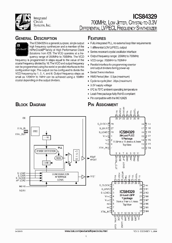 ICS84329AV_249488.PDF Datasheet