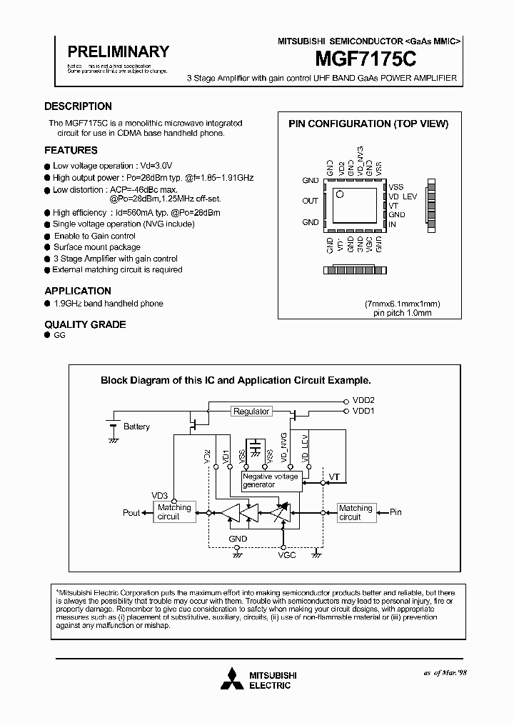 MGF7175C_219441.PDF Datasheet