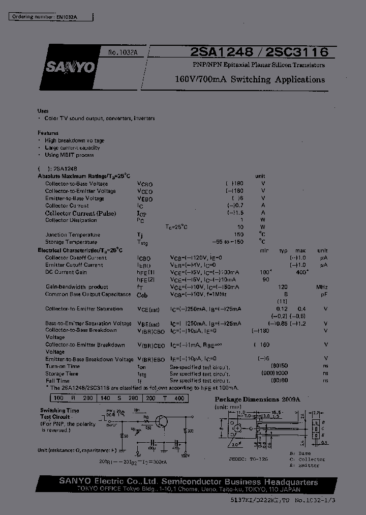 2SC3116_224889.PDF Datasheet