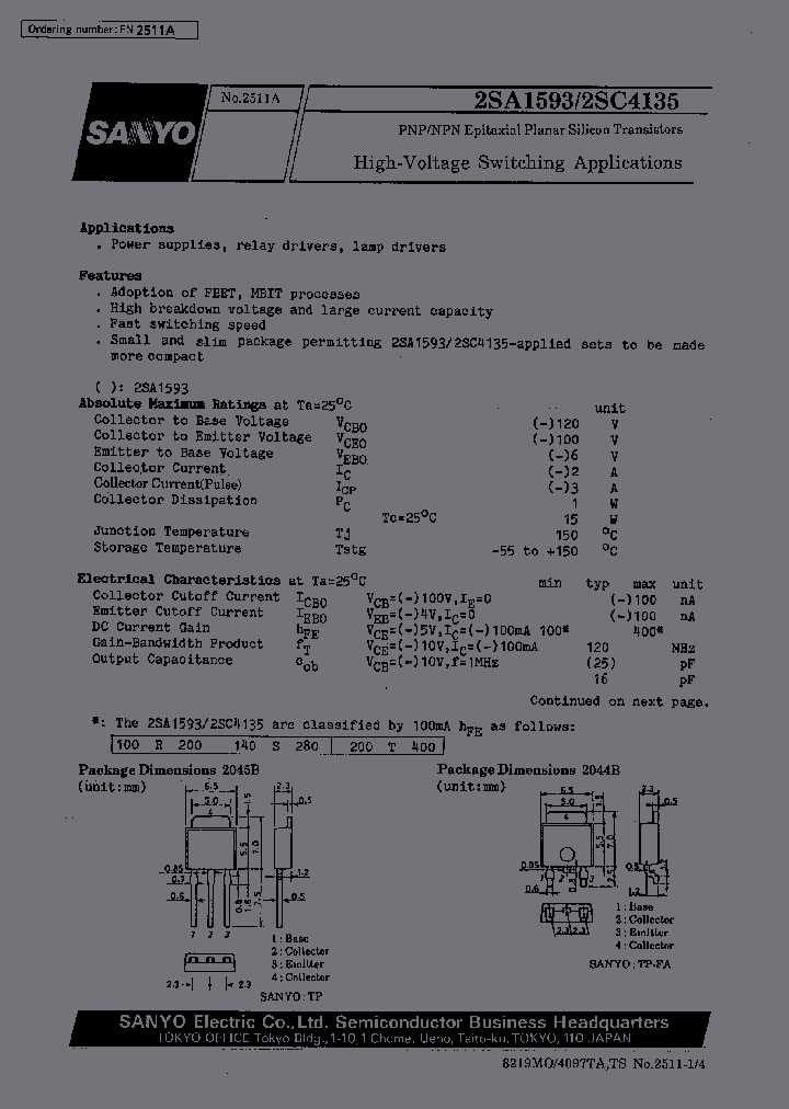 2SC4135_219912.PDF Datasheet