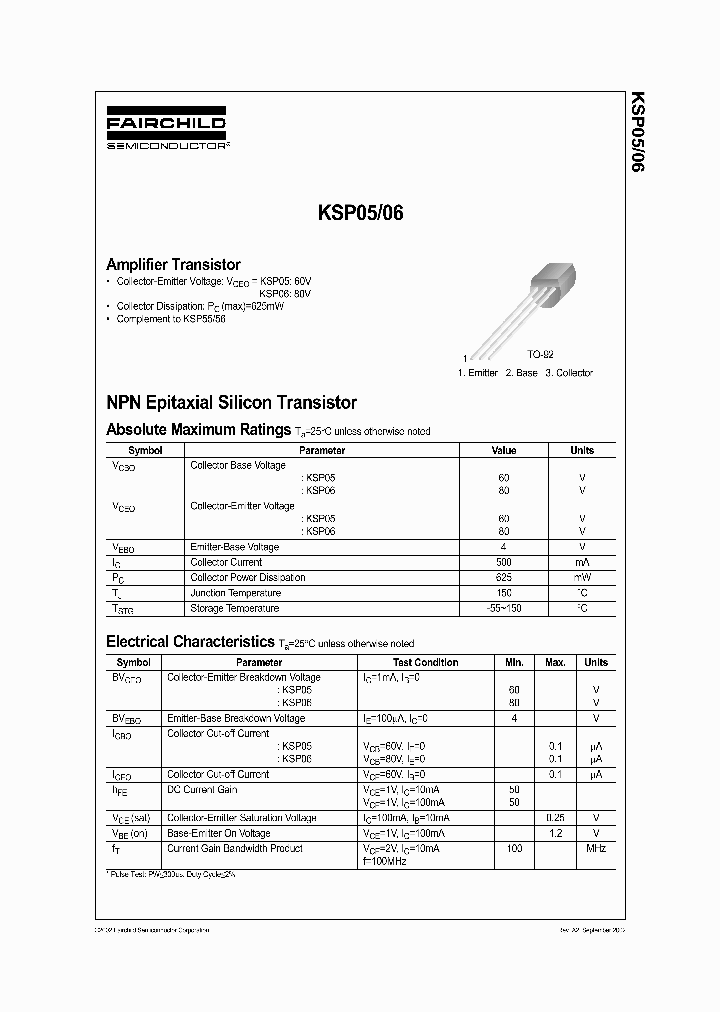 KSP05_194413.PDF Datasheet