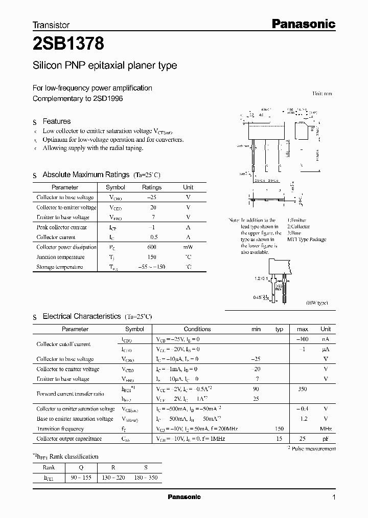 2SB1378_332754.PDF Datasheet