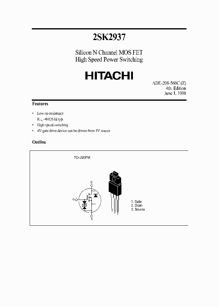 2SK2937_361404.PDF Datasheet