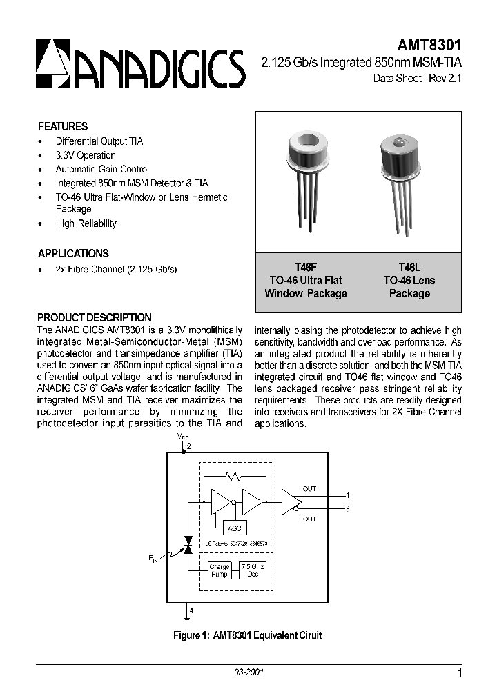 AMT8301_316365.PDF Datasheet