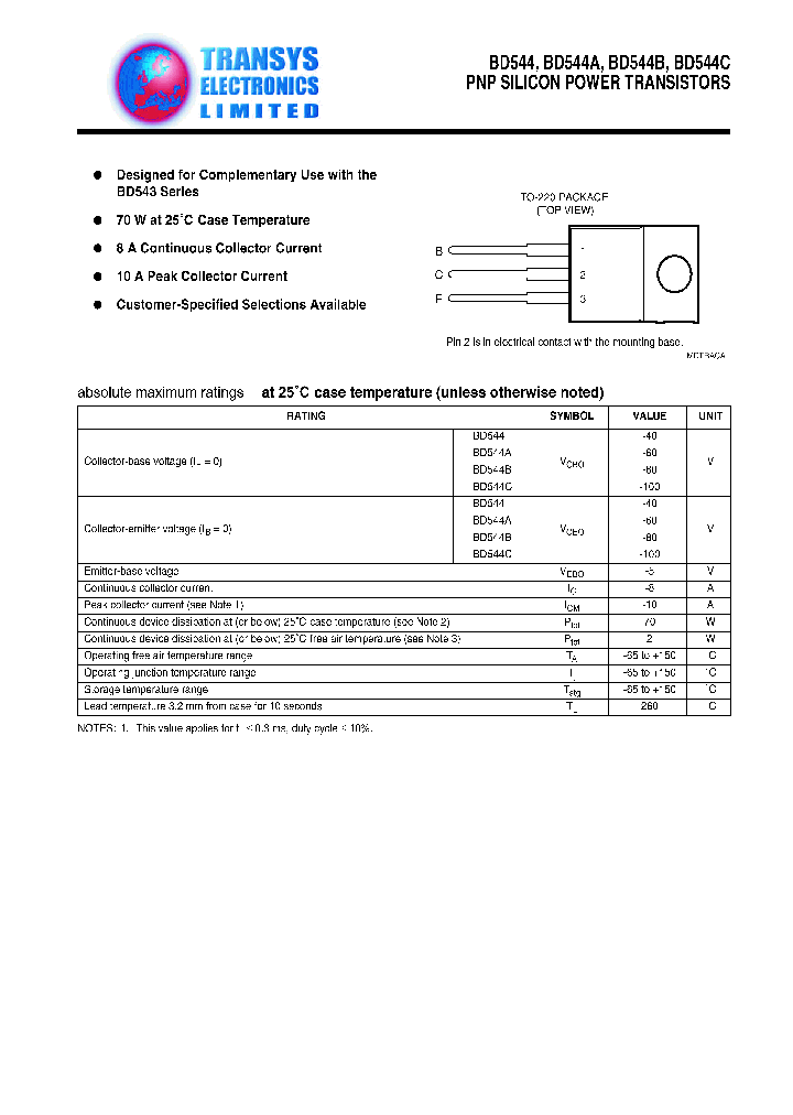 BD544A_362795.PDF Datasheet