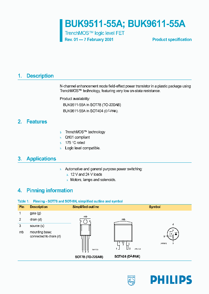 BUK9611-55A_316313.PDF Datasheet