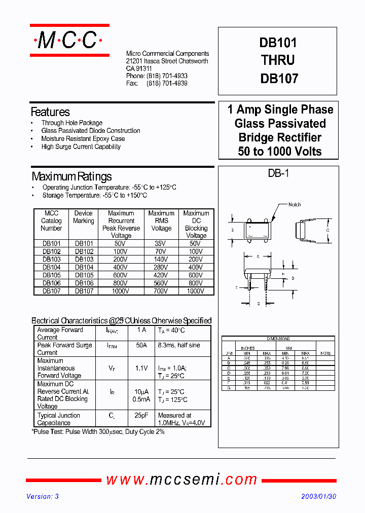 DB107_328516.PDF Datasheet