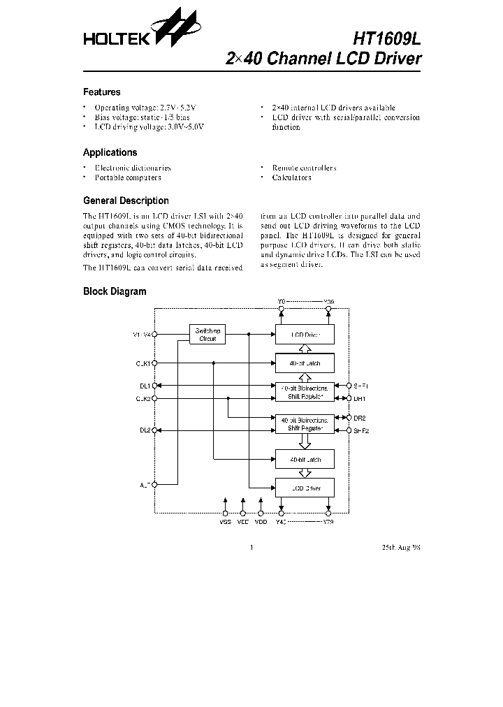 HT1609L_358387.PDF Datasheet