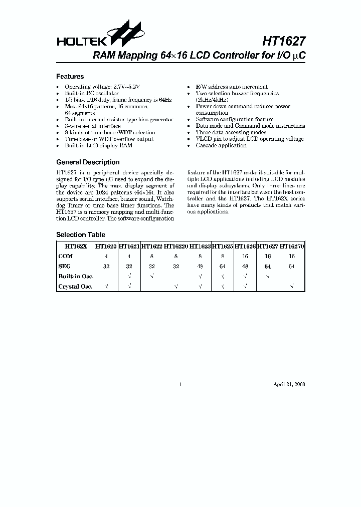 HT1627_331252.PDF Datasheet