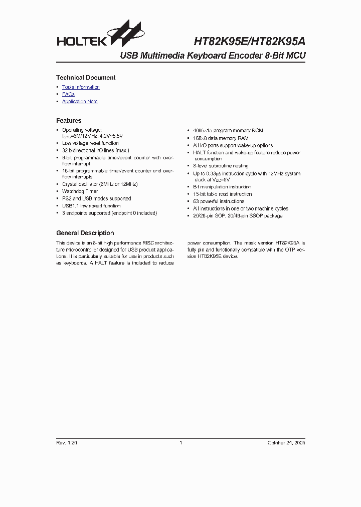 HT82K95E_314132.PDF Datasheet