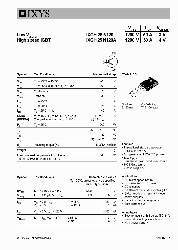 IXGH25N120A_357066.PDF Datasheet