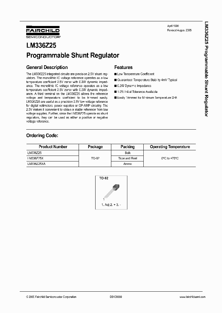 LM336Z25_346534.PDF Datasheet