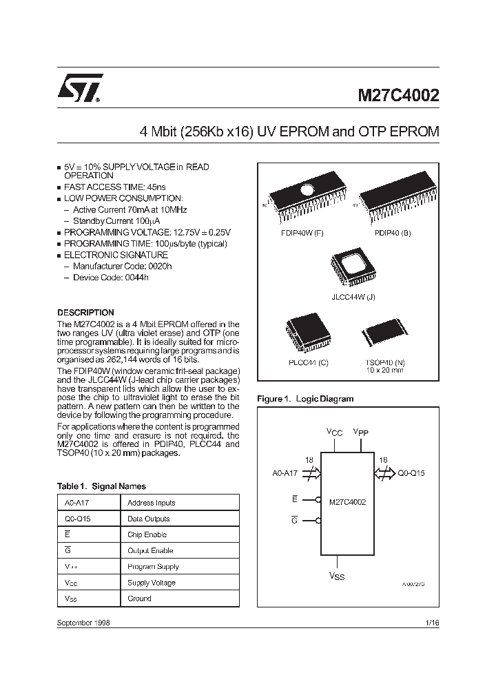 M27C4002_96653.PDF Datasheet