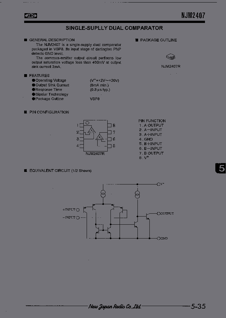 NJM2407_307783.PDF Datasheet